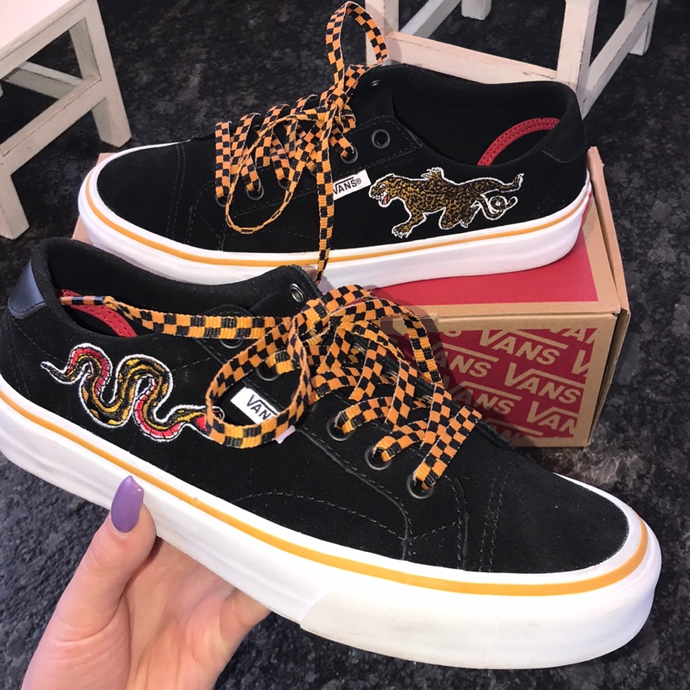 Vans UO exclusive tattoo court sneakers - Picture 3 of 8